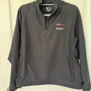 Adidas Black Climaproof Quarter Zip Jacket - Medium